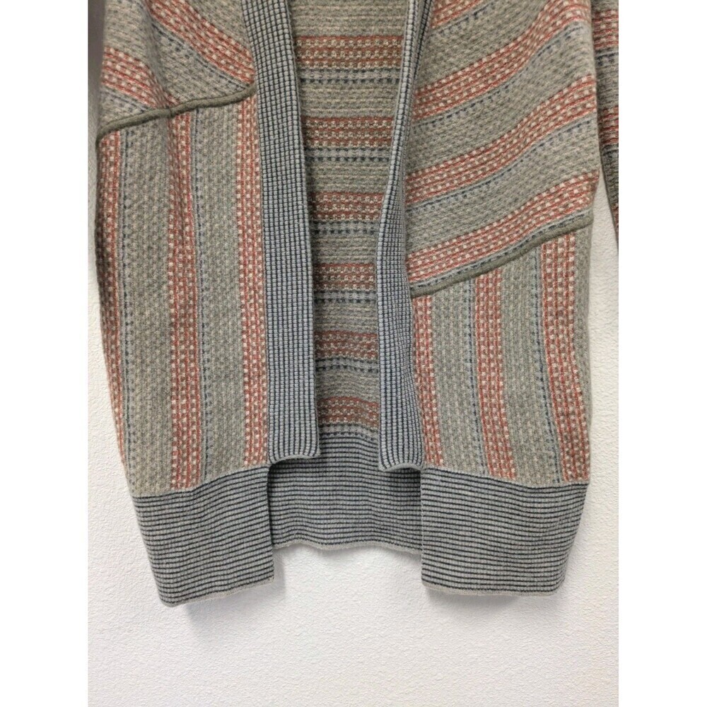 Anthropologie Sparrow Gray Wool Cotton Cardigan Duster sz M Comfy Cozy Chic - Picture 6 of 10